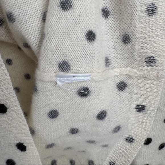 Cynthia Rowley 100% Cashmere Polka Dot Sweater - Picture 5 of 6
